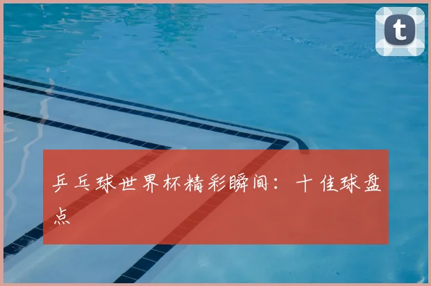 乒乓球世界杯精彩瞬间:十佳球盘点