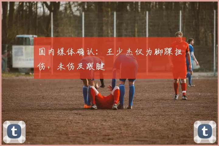 国内媒体确认:王少杰仅为脚踝扭伤,未伤及跟腱